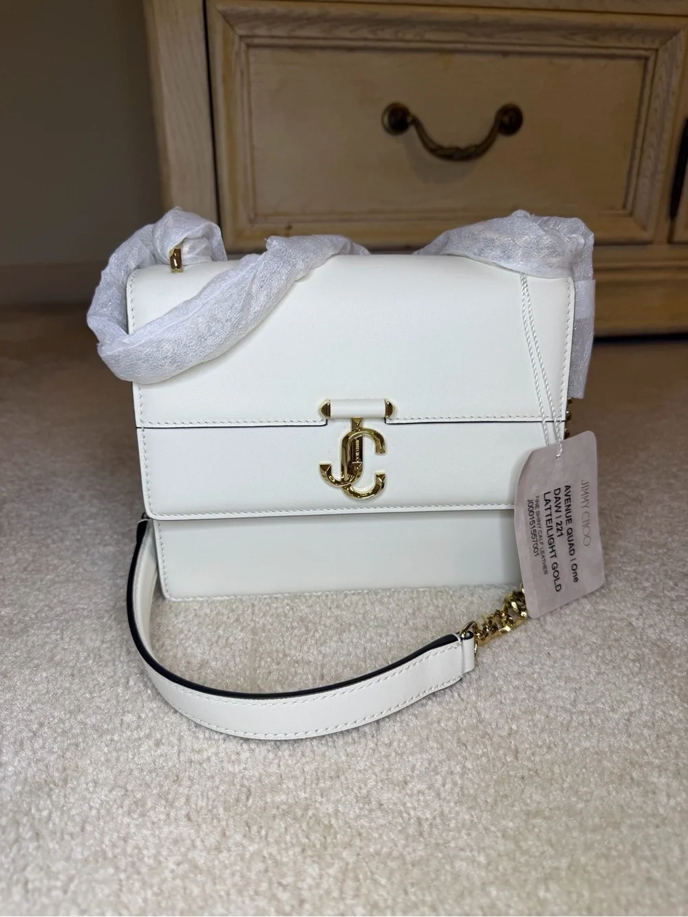 Jimmy Choo Crossbody White NWT